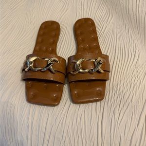 Embellished Flats - Size: 10 ( Excellent Condition )